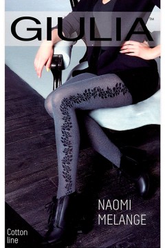Колготки теплі з візерунком GIULIA Naomi Melange 150 model 2