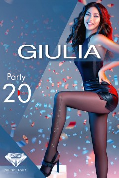 Колготки с узором из люрекса GIULIA Party 20 model 1