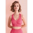 Безшовний, спортивний топ у "рубчик" з візерунком GIULIA Top Rib Wellness