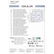 Колготки з фігурним візерунком у ромб GIULIA Rete Light 80 model 4