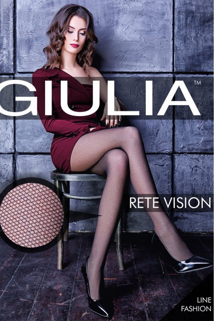 Матовые колготки с эффектом тюля GIULIA Rete Vision 40 model 1