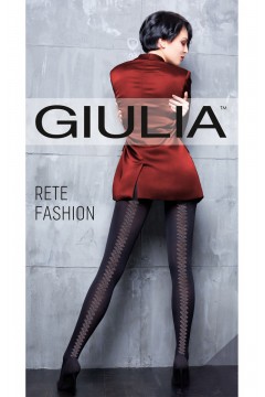 Колготки теплые с узором GIULIA Rete Fashion 80 model 5