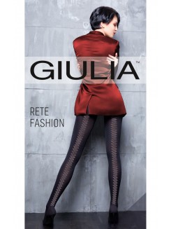 Колготки теплые с узором GIULIA Rete Fashion 80 model 5