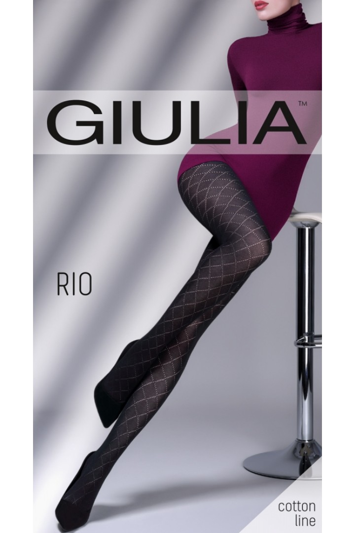 Колготки теплі з візерунком GIULIA Rio 150 model 4
