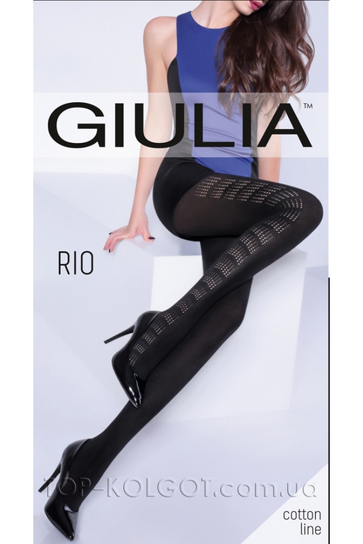 Колготки теплые с узором GIULIA Rio 150 model 7
