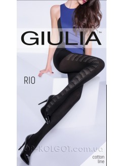 Колготки теплі з візерунком GIULIA Rio 150 model 7