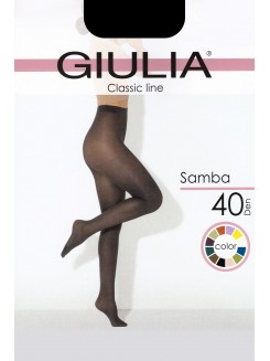 Матові колготки з мікрофібри GIULIA Samba 40