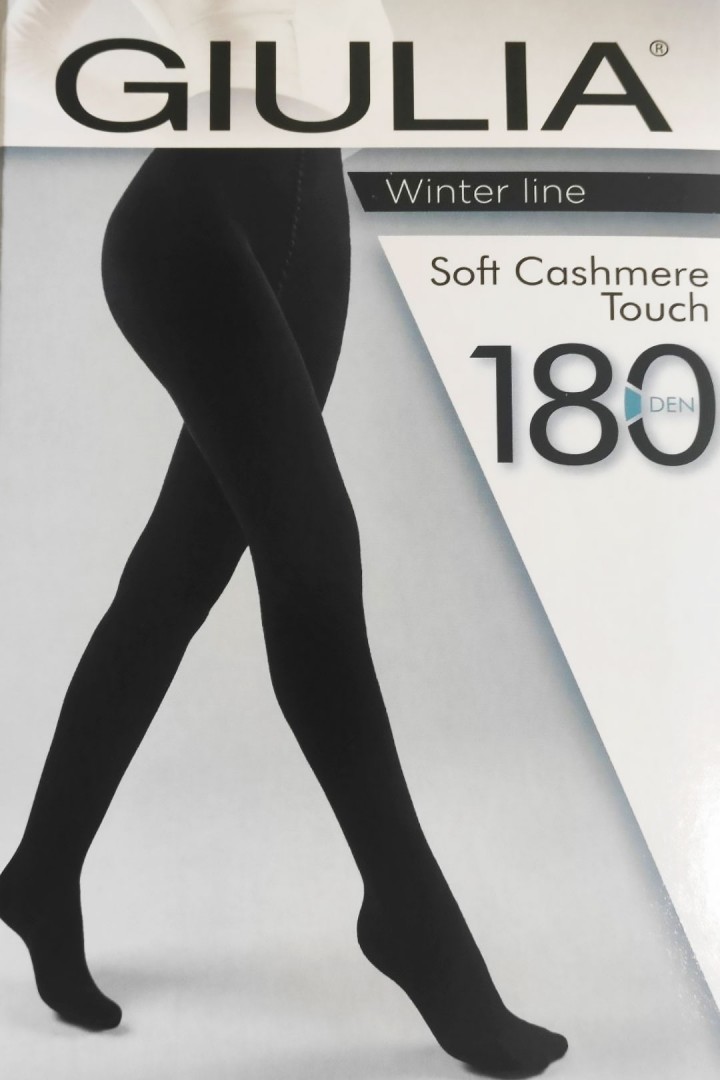 Теплые колготки из вискозы GIULIA Soft Cashmere Touch 180