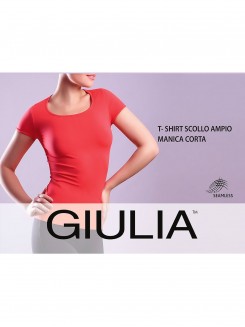 Футболка бесшовная GIULIA T-Shirt Scollo Ampio Manica Corta