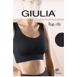 Безшовний топ у рубчик на широких бретелях GIULIA Top Rib