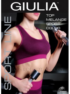 Спортивный бесшовный топ GIULIA Top Melange Sport Color