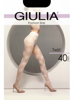 Колготки с геометрическим узором GIULIA Twist 40 model 2