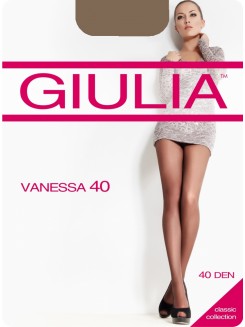 Полуматовые классические колготки GIULIA Vanessa 40