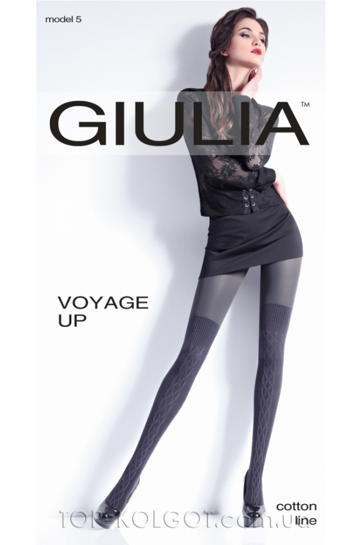Колготки теплі з візерунком GIULIA Voyage UP 180 model 5