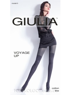 Колготки теплі з візерунком GIULIA Voyage UP 180 model 5