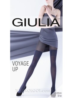 Колготки теплі з візерунком GIULIA Voyage UP 180 model 6