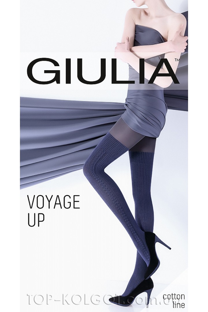 Колготки теплые с узором GIULIA Voyage UP 180 model 8