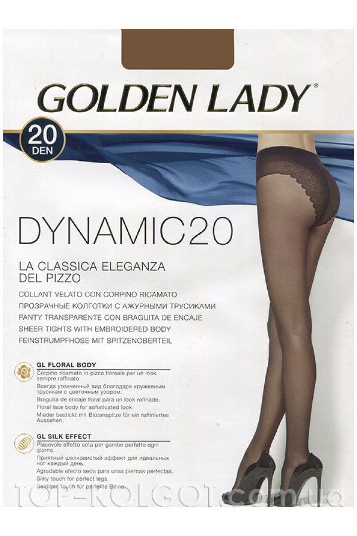 Шелковистые колготки GOLDEN LADY Dynamic 20