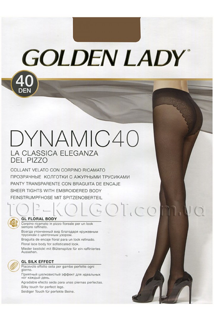 Колготки с ажурными трусиками GOLDEN LADY Dynamic 40