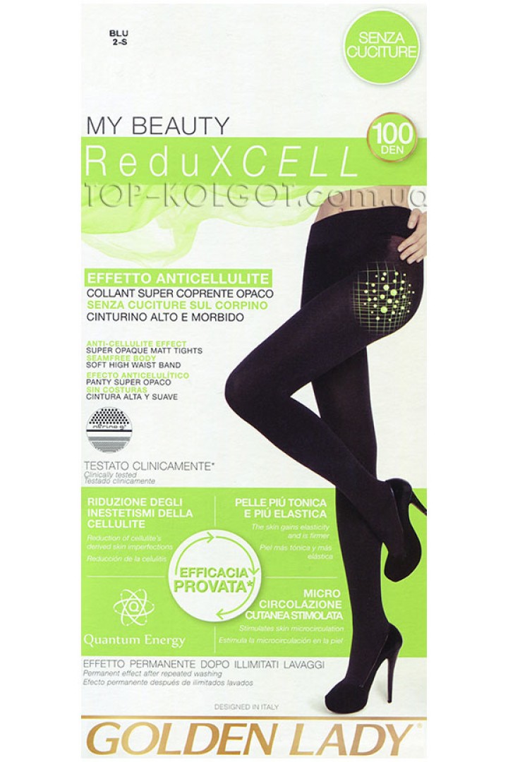 Колготки плотные бесшовные GOLDEN LADY ReduXCELL 100
