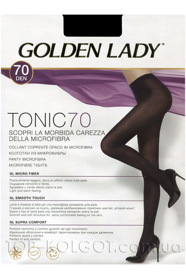 Колготки из микрофибры GOLDEN LADY Tonic 70