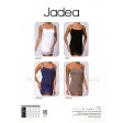 Женская хлопковая майка JADEA Art 4327 top pizzo