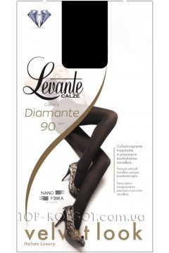 Колготки теплые из микрофибры LEVANTE Diamante 90