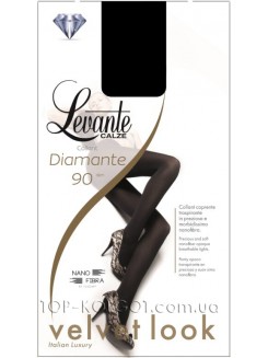 Колготки теплые из микрофибры LEVANTE Diamante 90