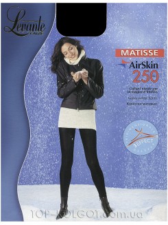 Колготки плотные LEVANTE Matisse AirSkin 250 XL
