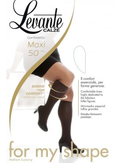 Гольфи великого розміру LEVANTE Maxi 50 gambaletto