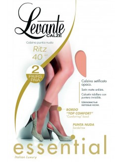 Матові шовковисті шкарпетки LEVANTE Ritz 40