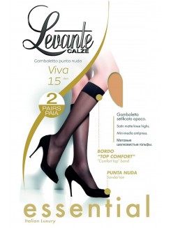 Ультра тонкі матові гольфи LEVANTE Viva 15