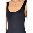 Безшовний комбінезон в рубчик на широких бретельках Jumpsuit Rib Long NTF