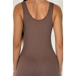 Бесшовный комбинезон в рубчик на широких бретельках Jumpsuit Rib Long NTF