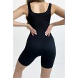 Бесшовный комбинезон на широких бретелях в рубчик Jumpsuit Rib Short NTF