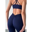 Гладкие бесшовные леггинсы с эффектом Push-Up V-Leggings NTF