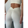Гладкие бесшовные леггинсы с эффектом Push-Up V-Leggings NTF