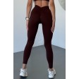 Гладкие бесшовные леггинсы с эффектом Push-Up V-Leggings NTF