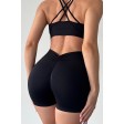 Гладкие бесшовные шорты-велосипедки Пуш-Ап V-Shorts NTF