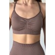 Безшовний спортивний топ з ефектом push-up V-Top NTF