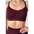 Безшовний спортивний топ з ефектом push-up V-Top NTF