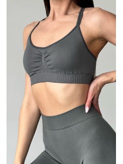 Бесшовный спортивный топ с эффектом push-up V-Top NTF