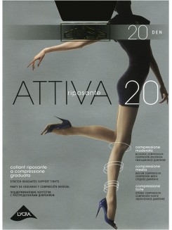 Колготы цветные с массажным эффектом OMSA Attiva 20