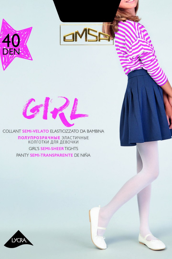 Детские классические колготки OMSA Girl 40