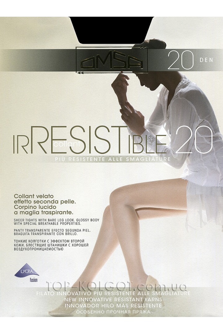 Тонкие колготки с шортиками OMSA Irresistible 20