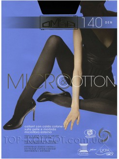 Колготки плотные OMSA Micro & Cotton 140