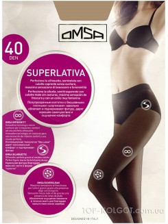 Колготки безшовні  OMSA Superlativa 40