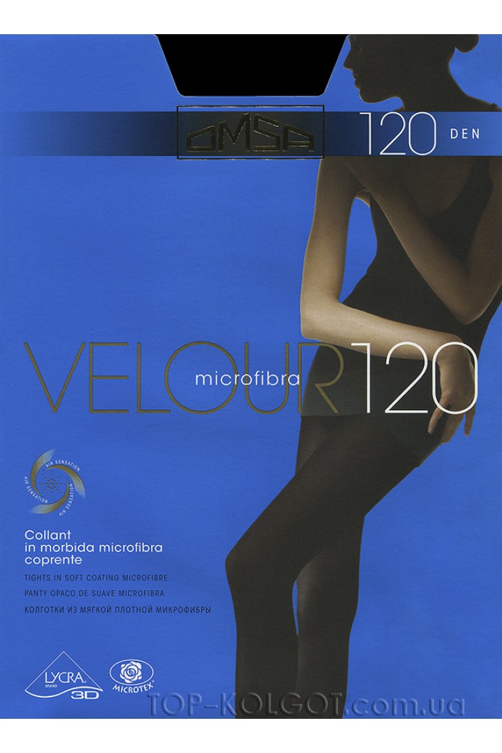 Колготки щільні  OMSA Velour 120
