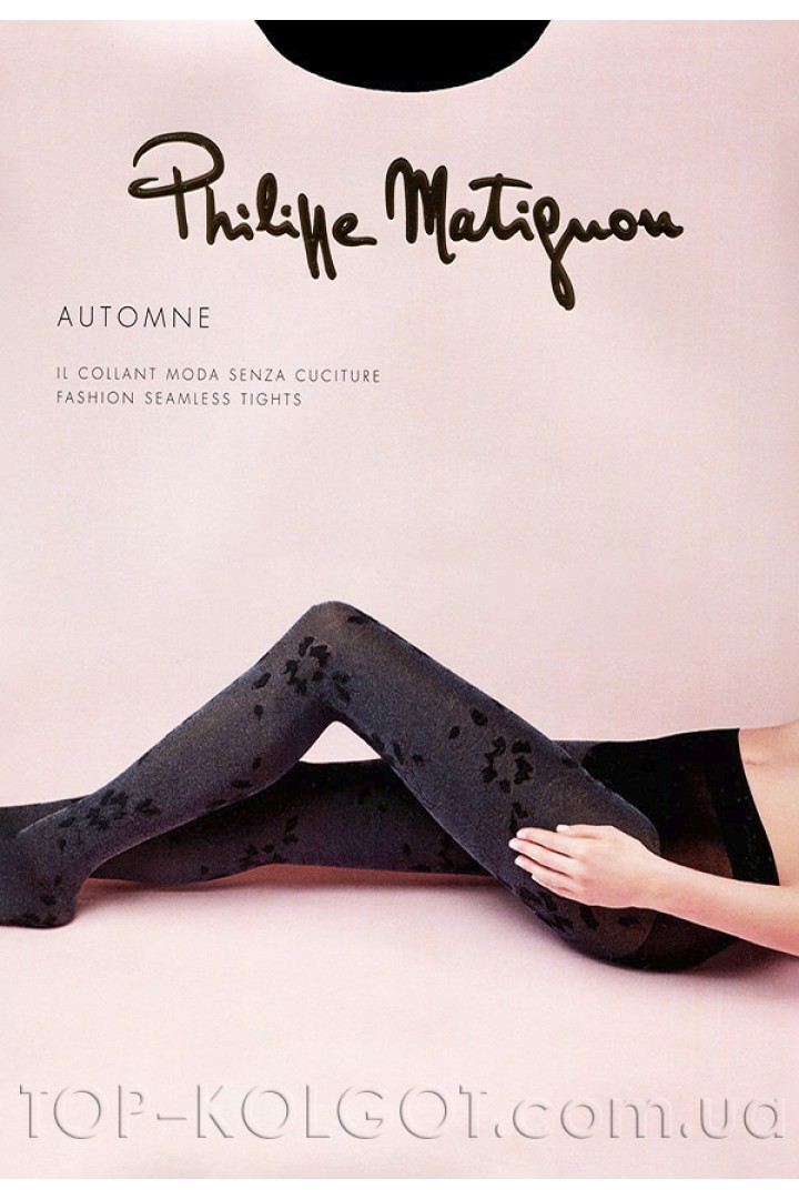 Колготки теплые с узором PHILIPPE MATIGNON Automne