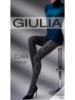 Колготки теплі з візерунком GIULIA Clara Melange 200 model 1